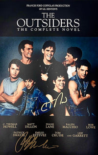 Ralph Macchio C. Thomas Howell signed 11x17 (The Outsiders) - JSA COA