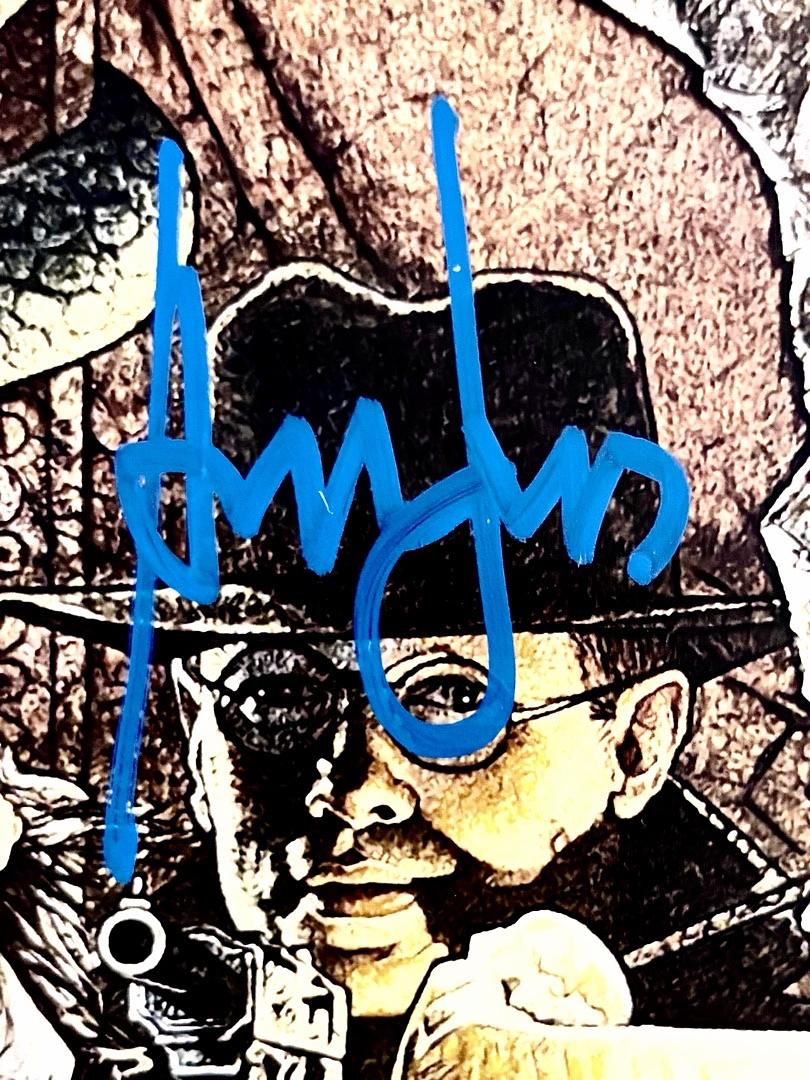 Harrison Ford George Lucas & Steven Spielberg Signed 12x18 (Indiana Jones)  - Beckett COA **RARE**