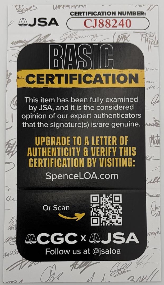 Alec Baldwin & Geena Davis signed "Handbook for the Recently Deceased" (Beetlejuice)-JSA & Beckett COA