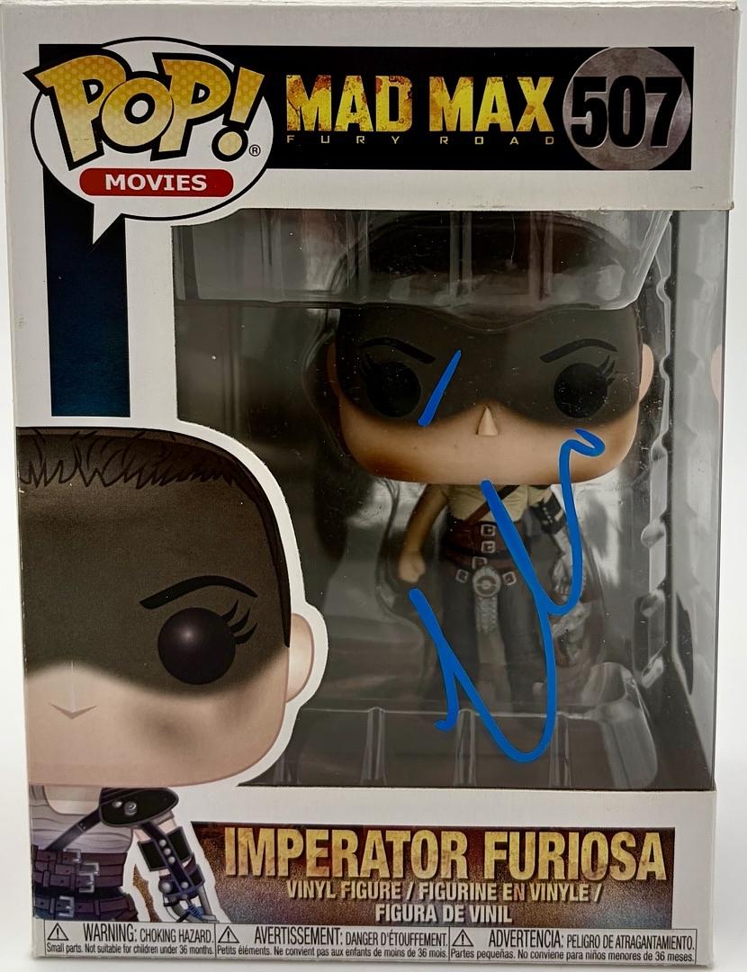 Charlize Theron signed "Imperator Furiosa" Funko # 507 - Beckett COA *RARE*