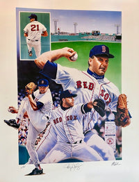 Roger Clemens signed Limited Edition (82/82) 16x20 Print - ProSports Marketing COA