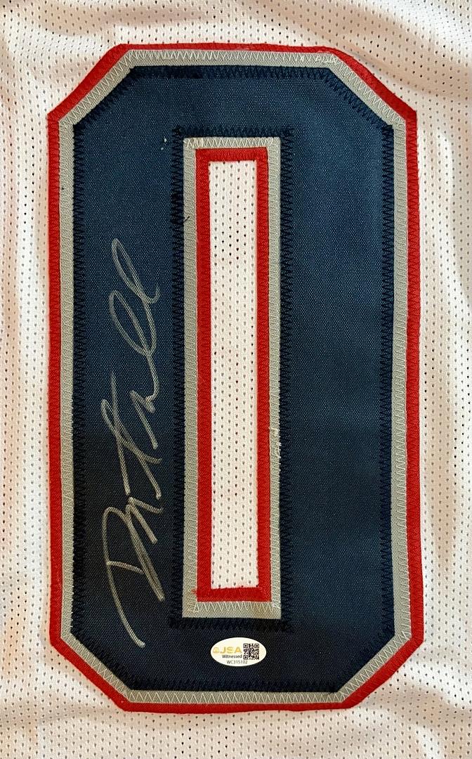 Danny Amendola Signed Custom White Patriots Jersey  - JSA COA