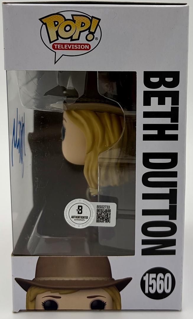 Kelly Reilly Signed Funko Pop #1560 Beth Dutton (Yellowstone) -  Beckett COA