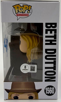 Kelly Reilly Signed Funko Pop #1560 Beth Dutton (Yellowstone) -  Beckett COA