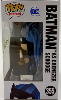 Val Kilmer Signed Funko Pop #355 (Batman as Ebenezer Scrooge) *RARE*-Celebrity Authentics COA