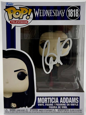 Catherine Zeta-Jones signed "Wednesday" Funko #1818 - Beckett COA