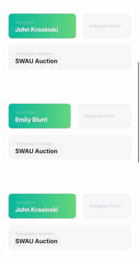 Emily Blunt and John Krasinski signed 11x17 (A Quiet Place) - SWAU COA