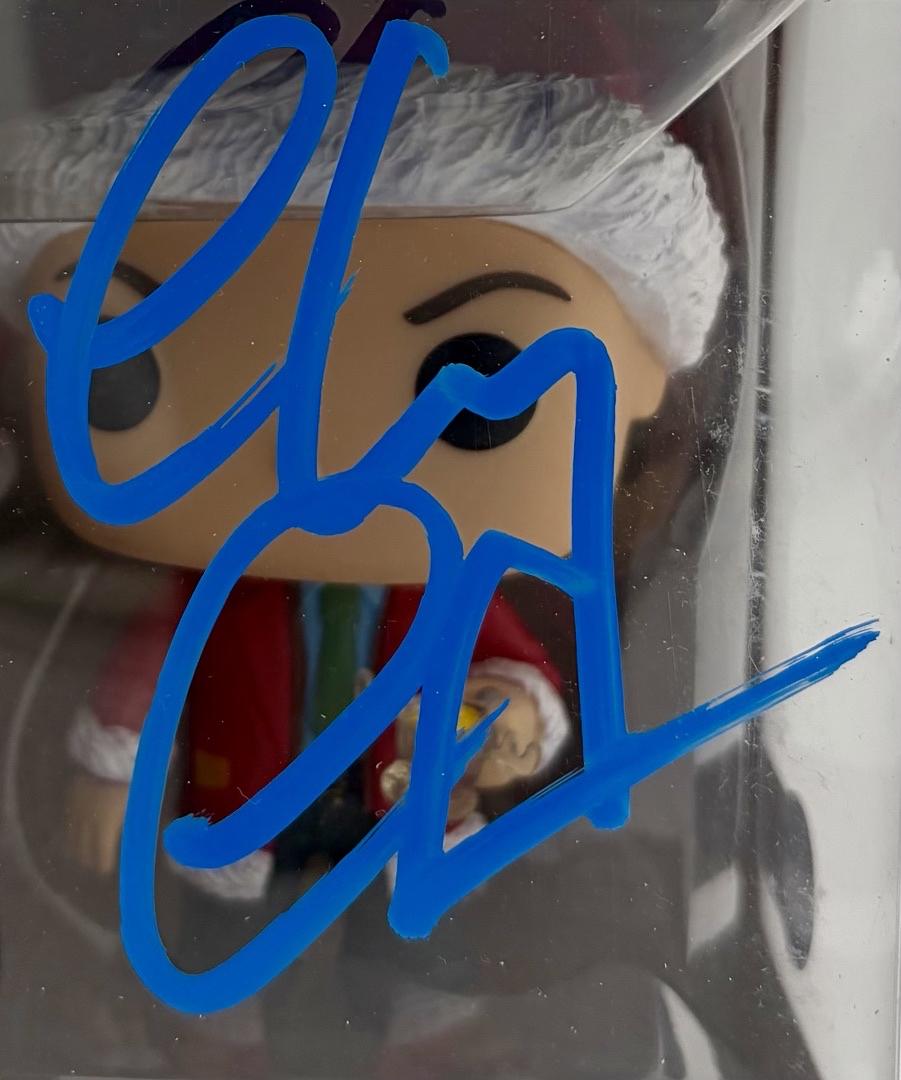 Chevy Chase Signed Funko Pop #242 Clark Griswold (Christmas Vacation) - Beckett COA