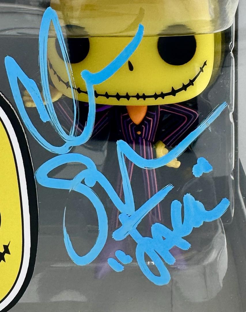 Chris Sarandon Signed Funko Pop #15 Jack Skellington (Nightmare Before Christmas) w/character name - Pristine COA
