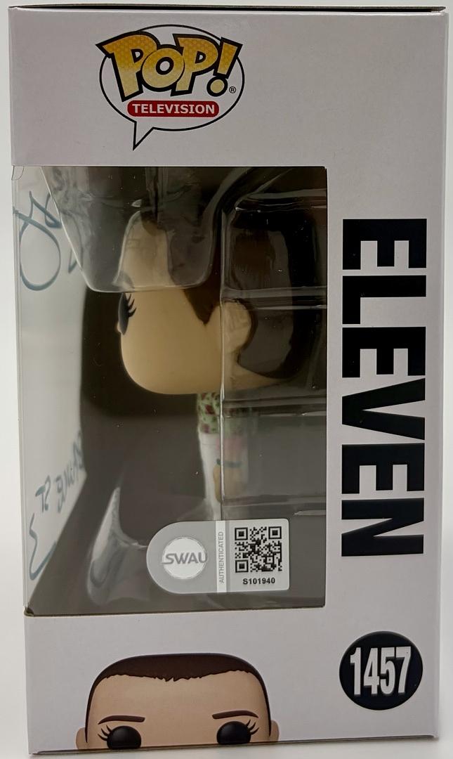 Jake Busey signed "Eleven" Funko #1457 (Stranger Things) - SWAU COA