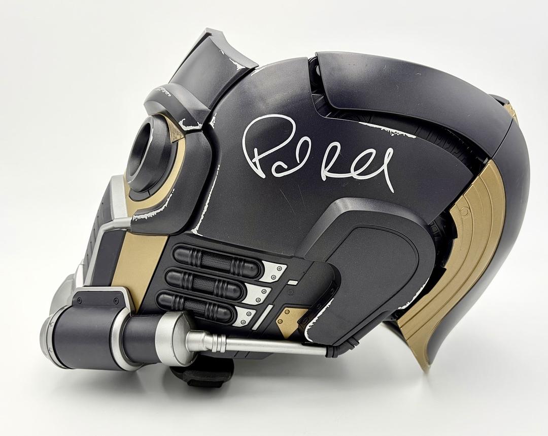 Chris Pratt, Samuel L. Jackson, Paul Bettany, Paul Rudd & Karen Gillan signed helmet - *RARE* Celebrity Authentics
