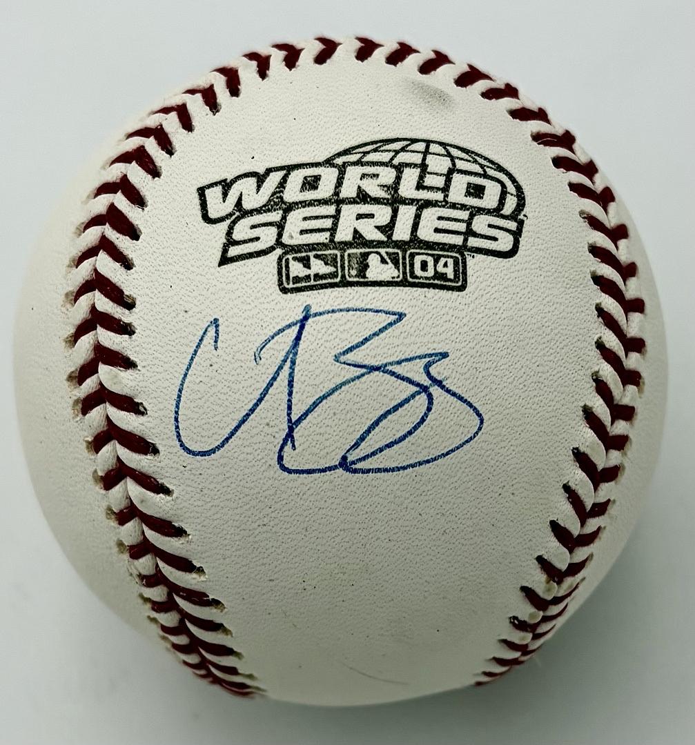 Curt Schilling signed Official 2004 World Series Baseball (Red Sox) - Steiner COA