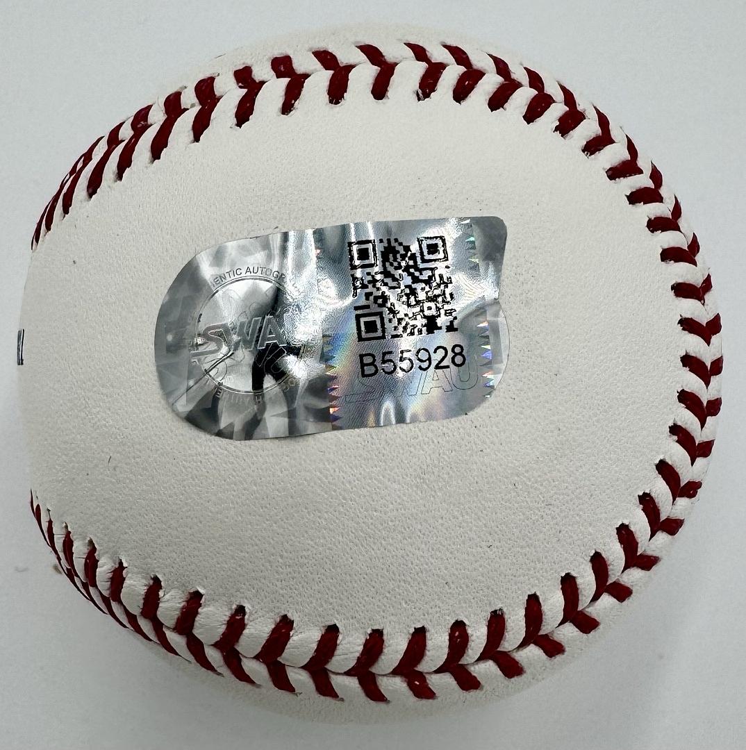 Kevin Costner signed baseball w/quote - SWAU COA