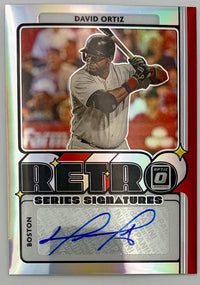 David Ortiz 2021 Donruss Optic Retro Signature Series Holo #11