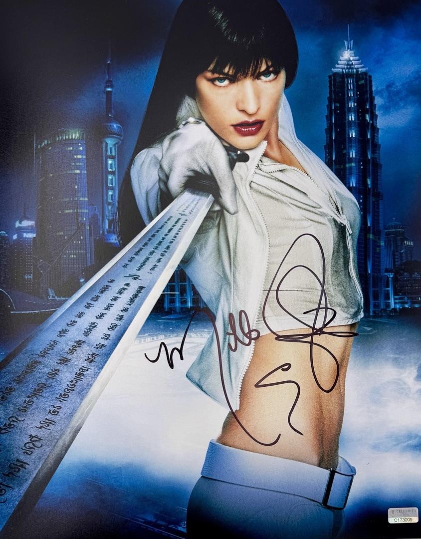 Milla Jovovich Signed 11x14 Photo (Ultraviolet) - Celebrity Authentics