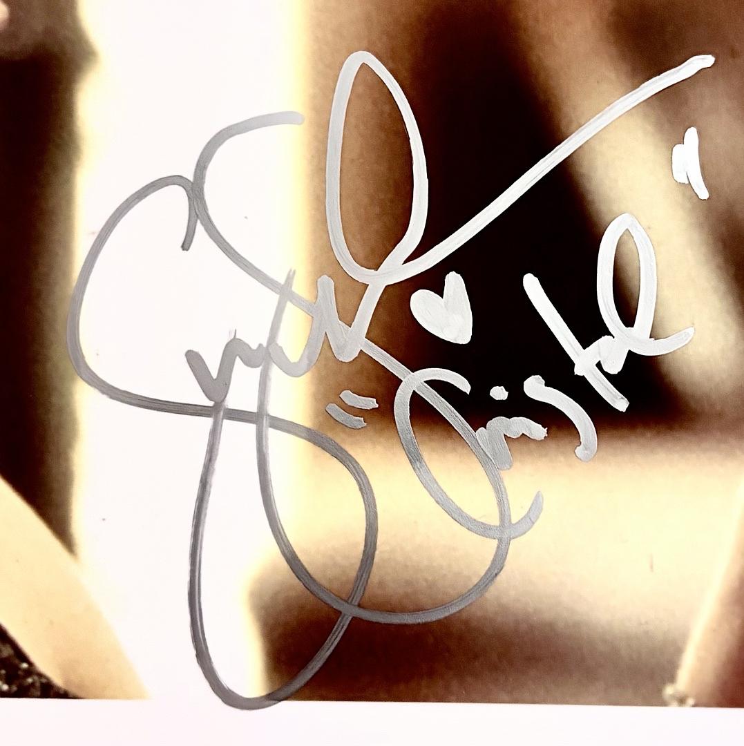 Gina Gershon sexy signed 11x14 (Showgirls) - SWAU COA