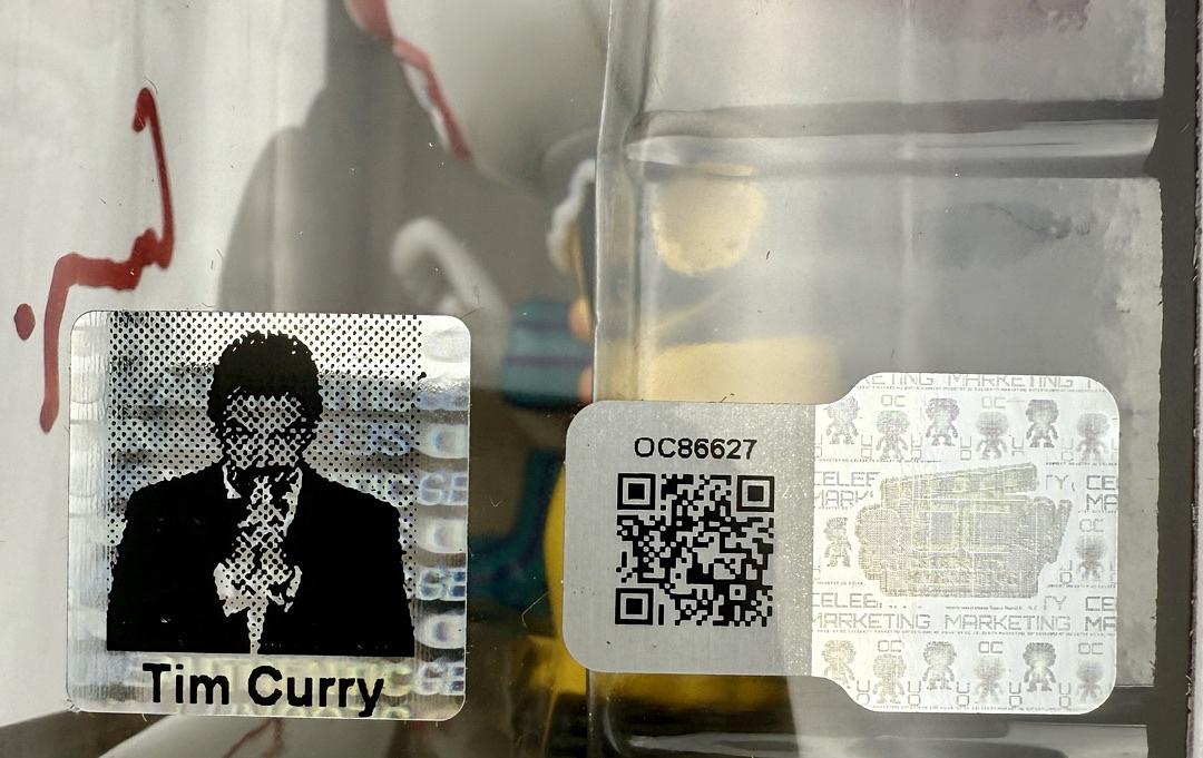 Tim Curry Signed Funko Pop #55 "Pennywise" (IT) - OC Celebrity Marketing COA