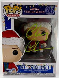 Chevy Chase Signed Funko Pop #242 Clark Griswold (Christmas Vacation) - Beckett COA