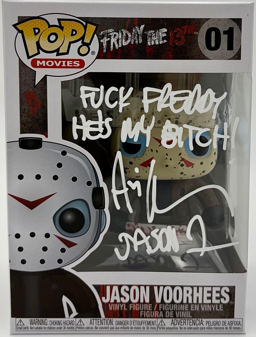 Ari Lehman signed Funko #01 w/quote (Friday the 13th) - Beckett COA