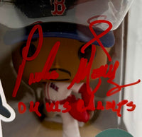Pedro Martinez Signed Funko Pop #55 w/04 WS Champs inscription (Red Sox) - JSA COA