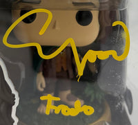 Elijah Wood signed "Frodo" Funko #1832 w/character name (Lord of the Rings) - Beckett COA
