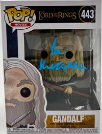 Ian McKellen signed Funko Pop #433 "Gandalf" (Lord of the Rings) - Beckett and OC Celebrity Marketing COA (Copy)