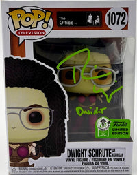 Rainn Wilson signed "Dwight Schrute" Funko #1072 (The Office) w/character name - JSA COA