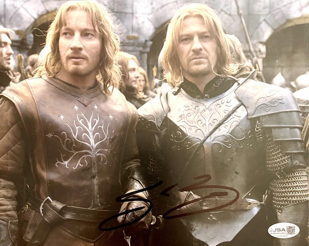 Sean Bean Signed 8x10 Photo (Lord of the Rings) - JSA COA