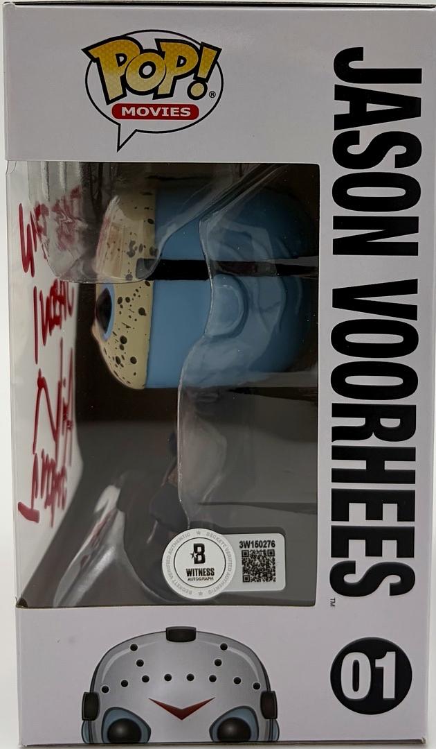 Ari Lehman signed Funko #01 w/quote (Friday the 13th) - Beckett COA
