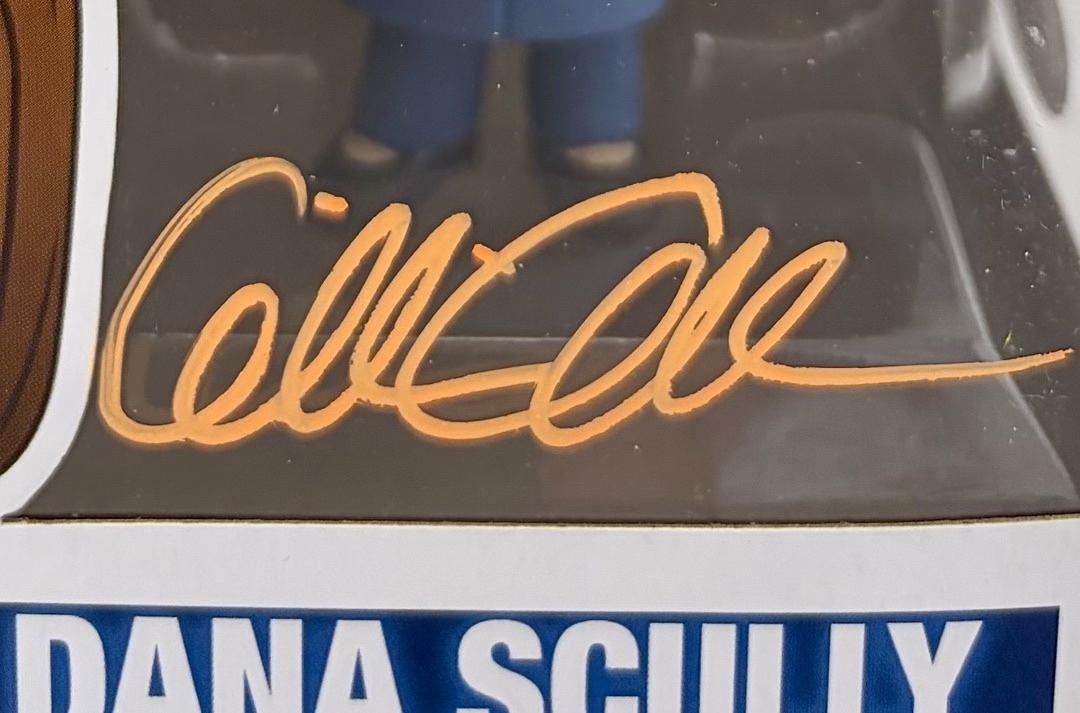 Gillian Anderson Signed Funko Pop #184 "Dana Scully" (X-Files) - JSA COA