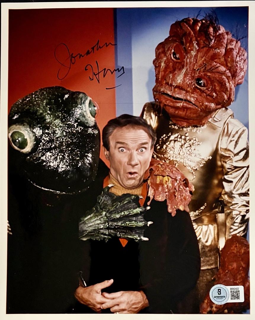 Jonathan Harris signed 8x10 (Lost in Space) - Beckett COA