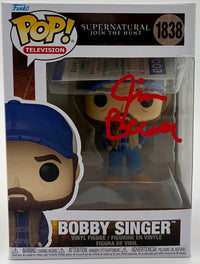 Jim Beaver signed "Bobby Singer" Funko #1838 (Supernatural) - ACOA COA
