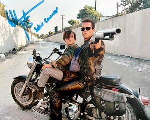 Edward Furlong signed 8x10 w/character name (Terminator 2) - JSA COA