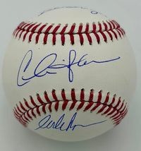 Major League Stars Charlie Sheen, Tom Berenger, & Corbin Bernsen Autographed Rawlings Official Baseball -  Beckett COA