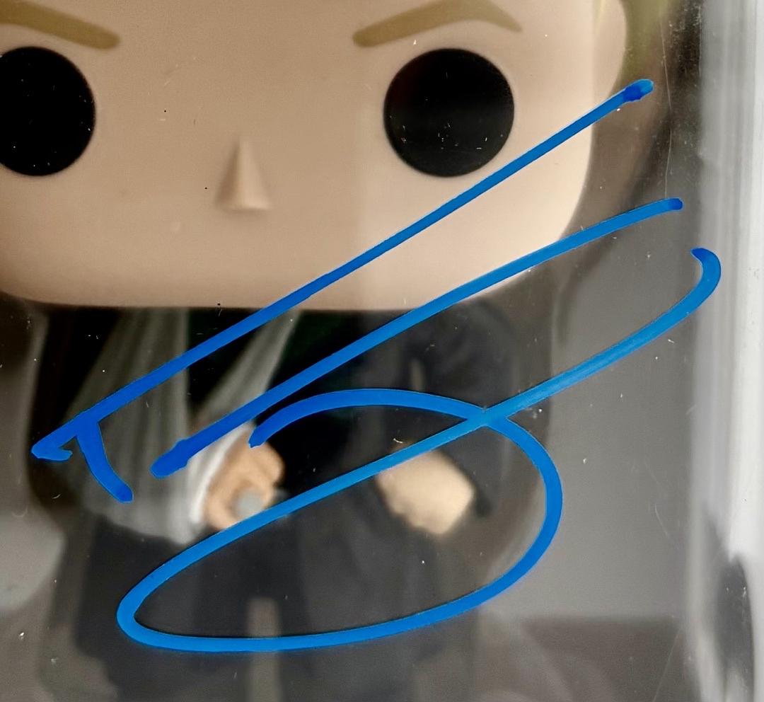 Tom Felton Signed Funko Pop #168 Draco Malfoy (Harry Potter) - JSA COA