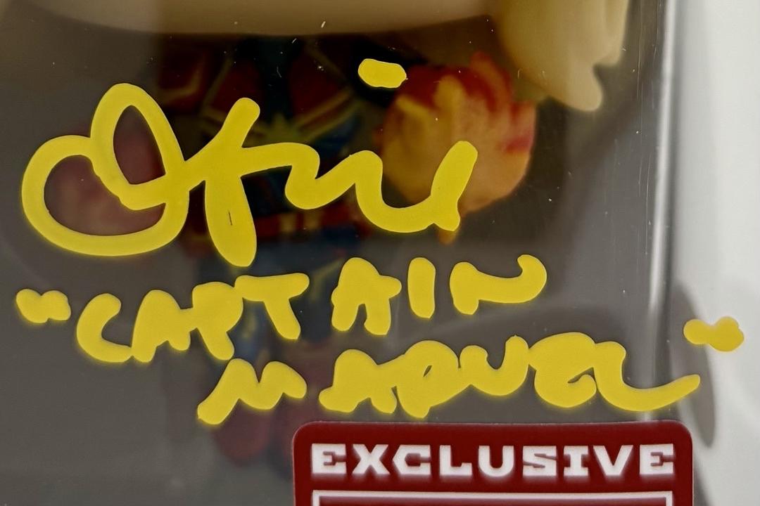 Brie Larson Signed Exclusive "Collector Corps" Funko #446 "Captain Marvel" - JSA COA