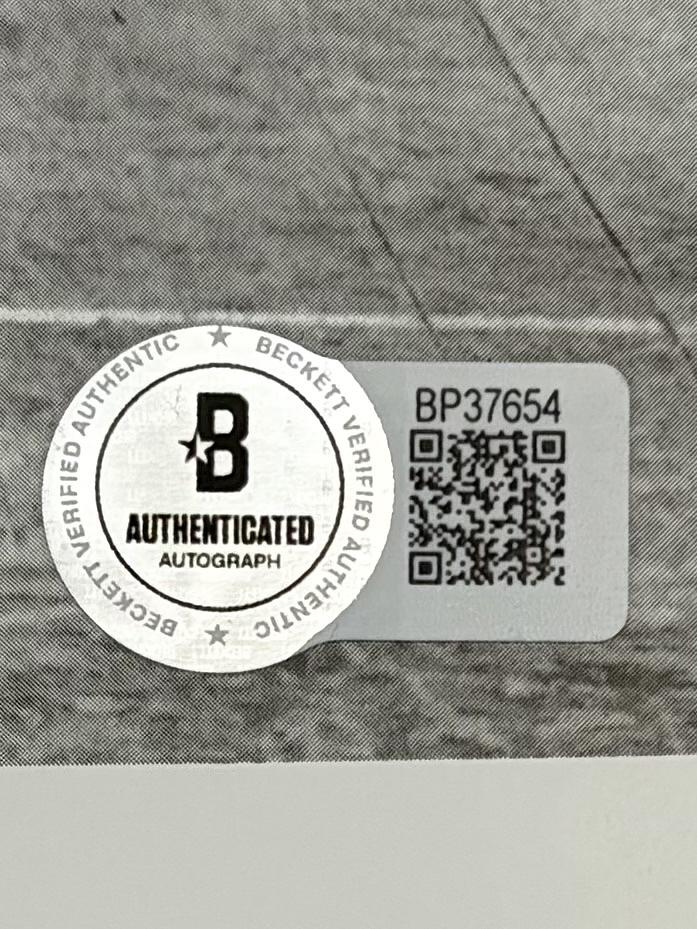 Kenny Baker (Star Wars) signed 8x10 (w/Muhammad Ali) - Beckett COA