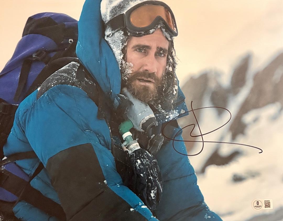 Jake Gyllenhaal signed 11x14 (Everest) - Beckett COA