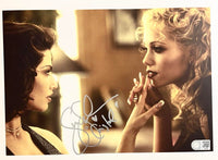 Gina Gershon sexy signed 11x14 (Showgirls) - SWAU COA