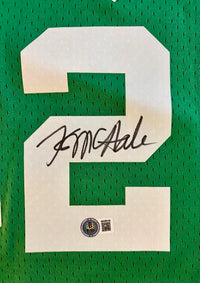 Kevin McHale Signed Mitchell & Ness Celtics Green Jersey - Beckett COA