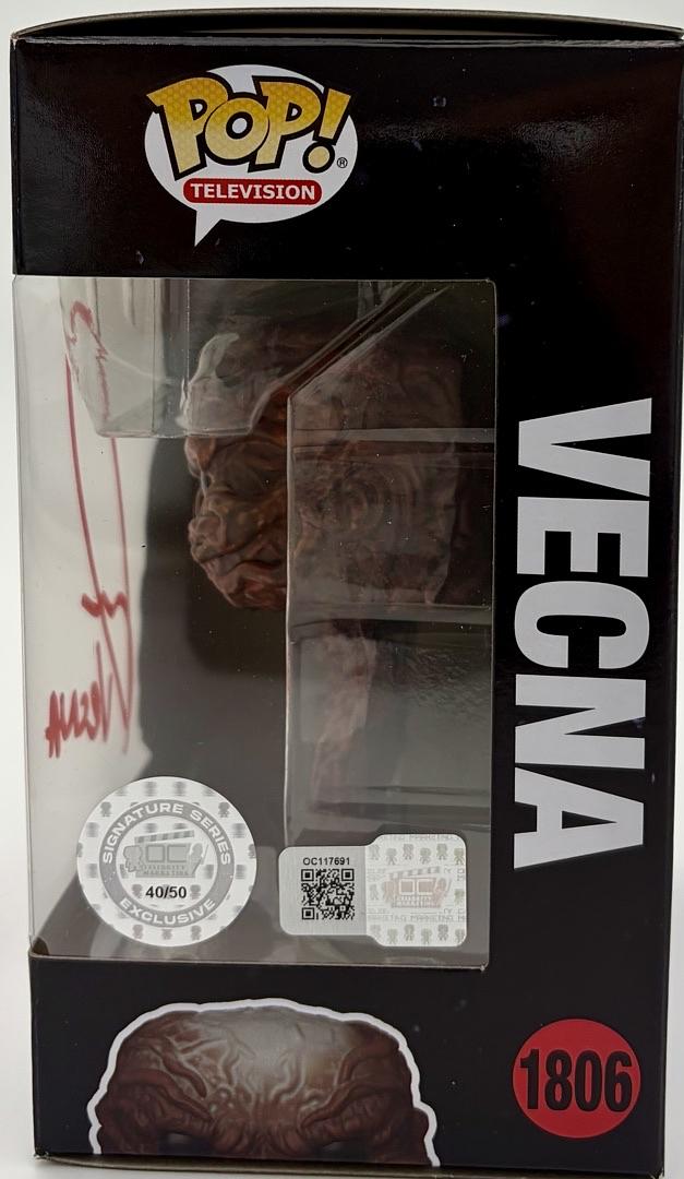 Jamie Campbell Bower signed Signature Series "Vecna" Funko #1806 (Stranger Things) - OC Celebrity Marketing COA