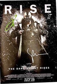 Tom Hardy & Gary Oldman signed 8x12 (Dark Knight Rises) - SWAU COA