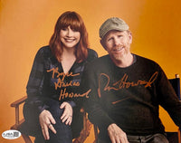 Ron Howard & Bryce Dallas Howard signed 8x10 JSA COA *RARE*