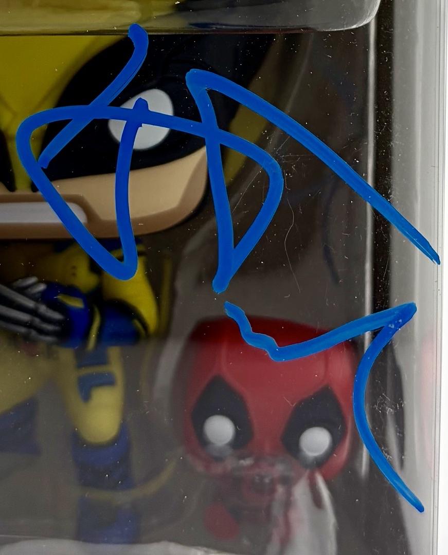 Hugh Jackman Signed Exclusive Funko Pop #1403 Wolverine (Deadpool & Wolverine)-Beckett COA