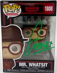 Jamie Campbell Bower signed Signature Series "Mr. Whatsit" Funko #1808 (Stranger Things) - JSA COA