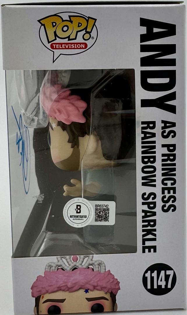 Chris Pratt Signed "Andy" Funko #1147 (Parks & Recreation) - Beckett COA