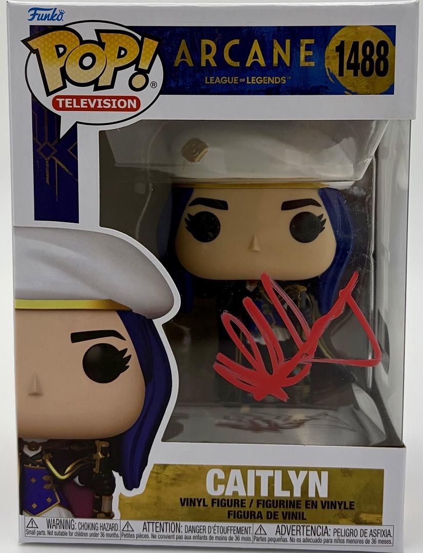 Katie Leung Signed "Caitlyn" Funko Pop #1488 (Arcane) - SWAU COA