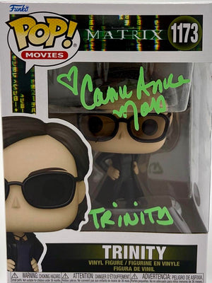 Carrie Anne Moss Signed Funko Pop #1173 "Trinity" (Matrix) - JSA COA