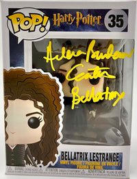 Helena Bonham Carter Signed Funko Pop #35 Bellatrix Lestrange w/character name (Harry Potter) - SWAU