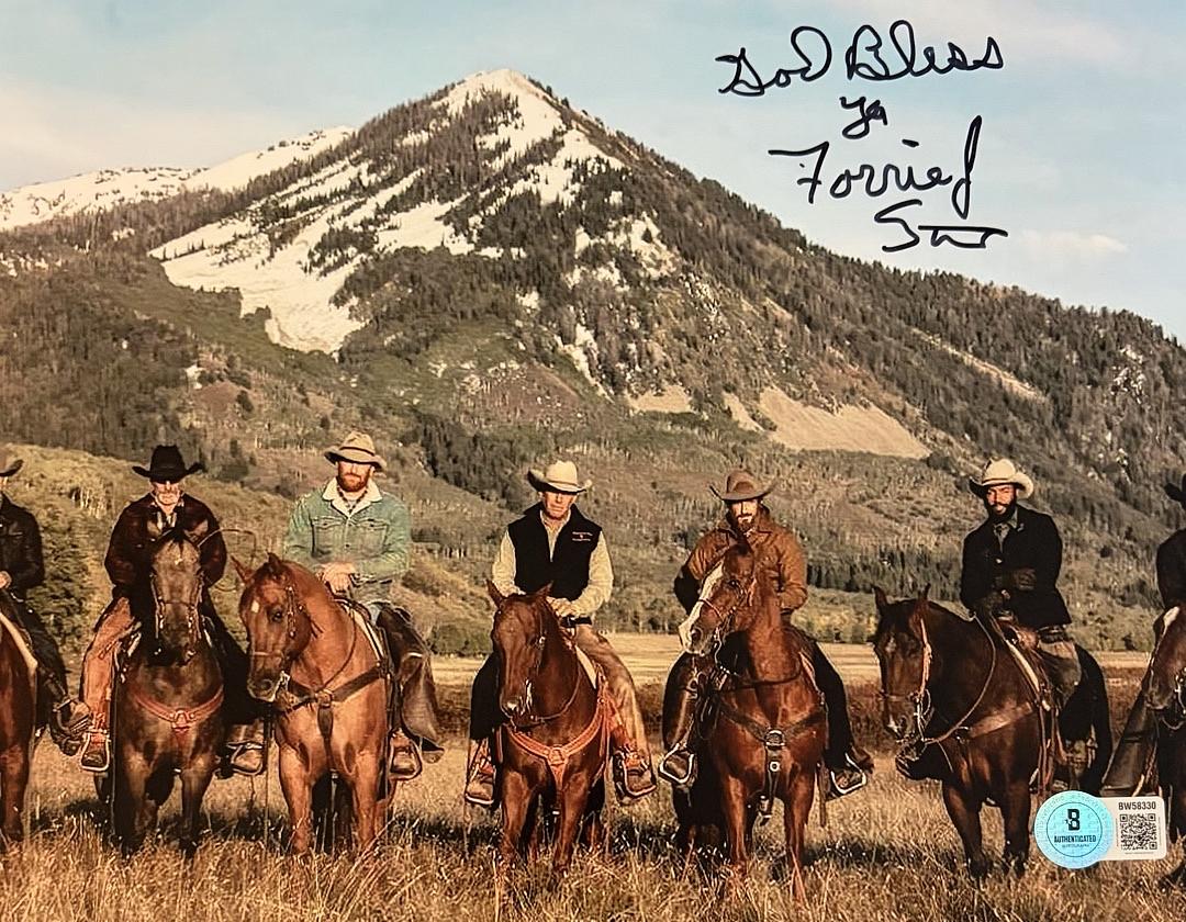 Forrie J Smith Signed 8x10 Photo (Yellowstone) - Beckett COA